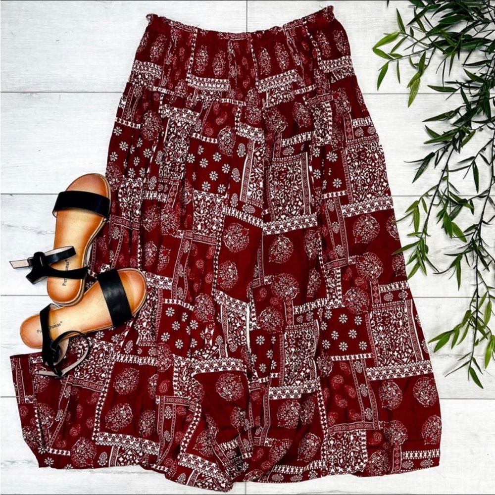 Smocked Wide Leg Pants